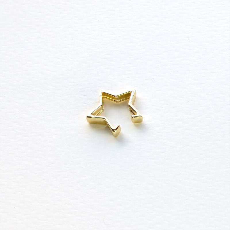 Earcuff cover gold estrella color Dorado perspectiva 1 Earcuff cover gold estrella color Dorado perspectiva 1