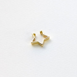 Earcuff cover gold estrella color Dorado perspectiva 2