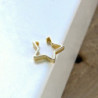 Earcuff cover gold estrella color Dorado perspectiva 4