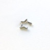 Earcuff cover gold estrella color Plateado perspectiva 2