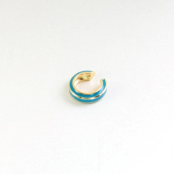 Earcuff vinilo colores biselado color Turquesa perspectiva 1