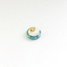 Earcuff vinilo colores biselado color Turquesa perspectiva 1