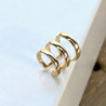 Earcuff cover gold resorte 3 líneas perspectiva 4