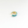 Earcuff vinilo colores biselado color Turquesa perspectiva 2