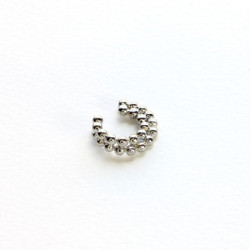 Earcuff cover gold esferas inclinado perspectiva 1