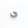 Earcuff cover gold esferas inclinado perspectiva 1