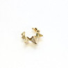 Earcuff cover gold taches blancos perspectiva 1