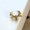 Earcuff cover gold taches blancos perspectiva 4