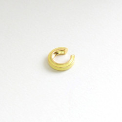 Earcuff vinilo colores biselado color Amarillo perspectiva 1