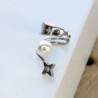 Earcuff cover gold perla y estrella perspectiva 4