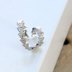 Earcuff cover gold 2 líneas perspectiva 4