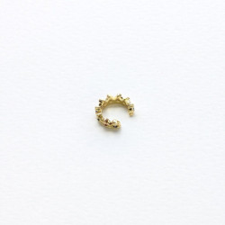 Earcuff cover gold mini corona perspectiva 2