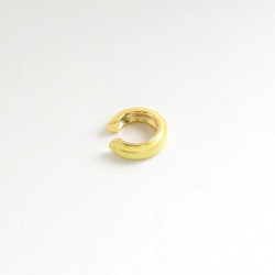 Earcuff vinilo colores biselado color Amarillo perspectiva 2