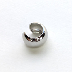 Earcuff cover gold en C 3D liso perspectiva 1