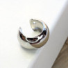 Earcuff cover gold en C 3D liso perspectiva 4
