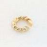 Earcuff cover gold trenza grande perspectiva 1