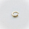 Earcuff cover gold bifurcado circones blancos perspectiva 1