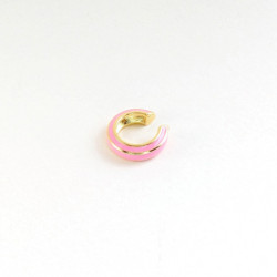 Earcuff vinilo biselado color Rosado perspectiva 1