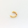 Earcuff cover gold serpiente circones blancos perspectiva 2