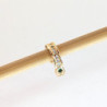Earcuff cover gold serpiente circones blancos perspectiva 3