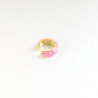 Earcuff vinilo biselado color Rosado perspectiva 2
