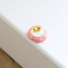 Earcuff vinilo biselado color Rosado perspectiva 4