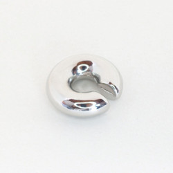 Earcuff plateado Chunky grande perspectiva 1