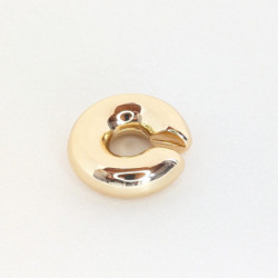 Earcuff Chunky dorado perspectiva 1