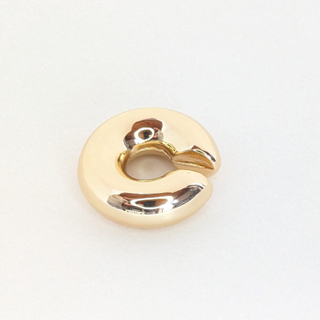 Earcuff Chunky dorado perspectiva 1