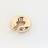 Earcuff Chunky dorado perspectiva 2