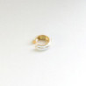 Earcuff vinilo biselado color Blanco perspectiva 2