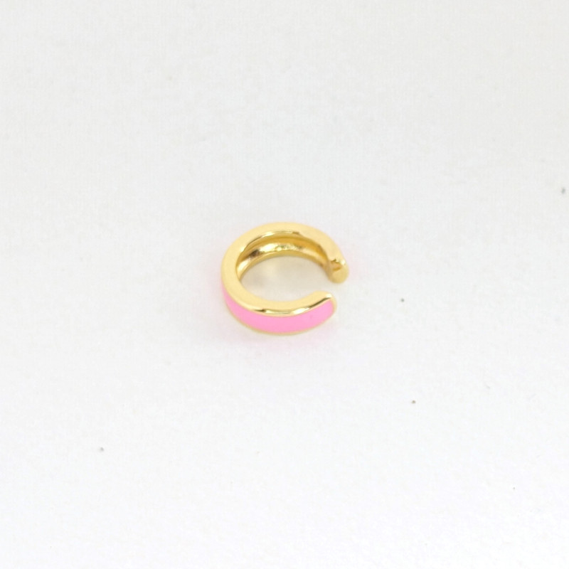 Earcuff vinilo rosado perspectiva 1 Earcuff vinilo rosado perspectiva 1