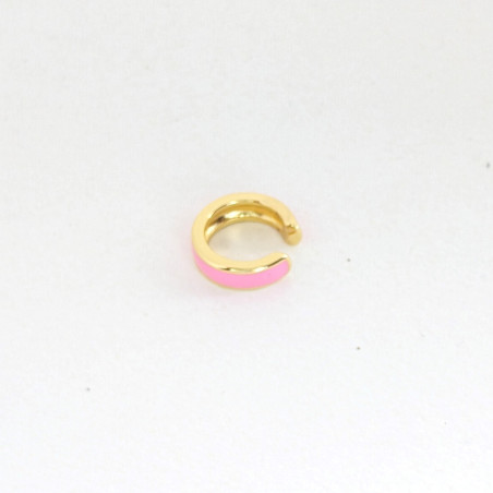 Earcuff vinilo rosado perspectiva 1