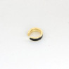 Earcuff sencillo negro perspectiva 2