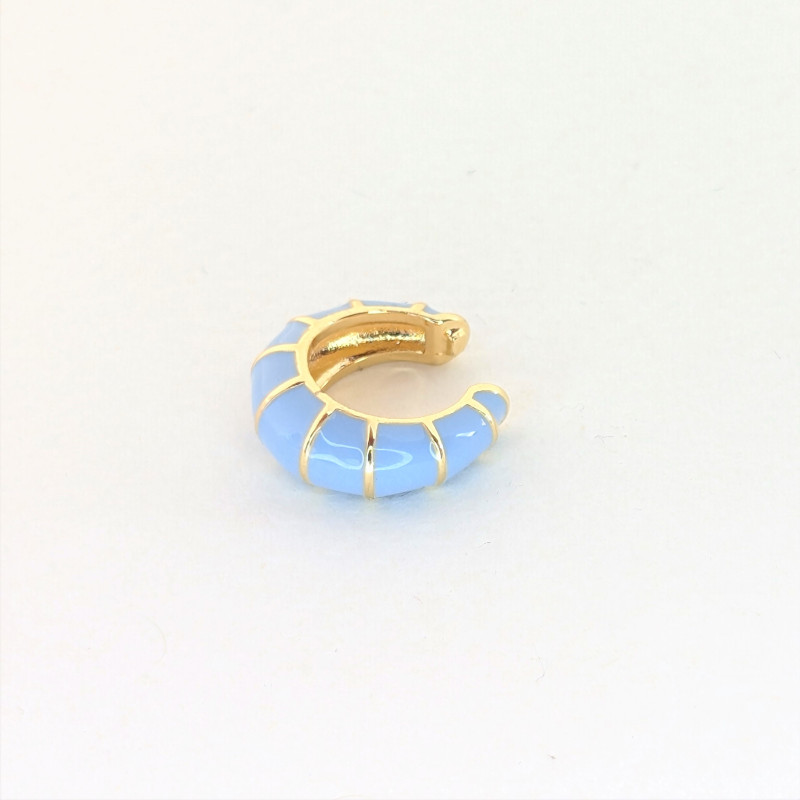 Earcuff biselado lavanda perspectiva 1