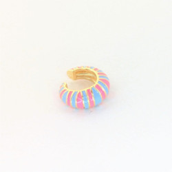 Earcuff vinilo colores fucsia y lavanda perspectiva 2