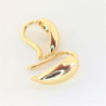 Earcuff colgante gota dorado perspectiva 2