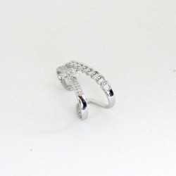 Earcuff doble línea circones perspectiva 1