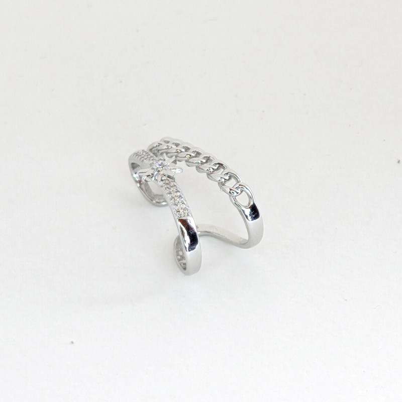 Earcuff doble línea circones perspectiva 1 Earcuff doble línea circones perspectiva 1