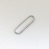 Earcuff sobreponer superior plano color Plateado perspectiva 2
