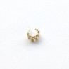 Earcuff cover gold hojas color Dorado perspectiva 2