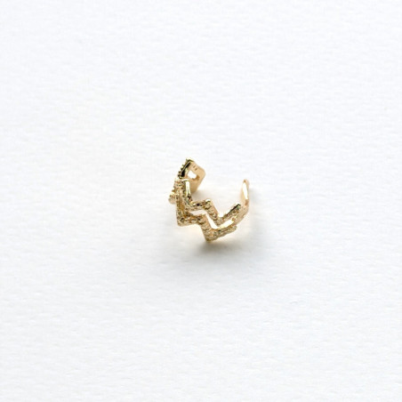 Earcuff cover gold corona perspectiva 1