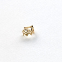 Earcuff cover gold corona perspectiva 2